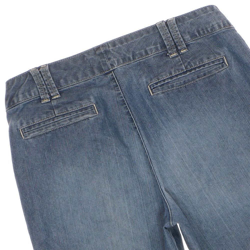 White House Black Market Crop Jeans Size 10 Womens Mid Rise Blue Stretch 31 x 22 - Picture 5 of 11